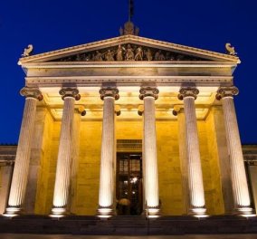 Ακαδημία Αθηνών- Χρυσή ξανά: Πως το αρχιτεκτονικό διαμάντι του Χάνσεν έγινε καμάρι της Αθήνας    - Κυρίως Φωτογραφία - Gallery - Video