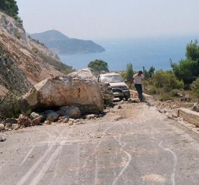 Δύο νεκροί από τον σεισμό των 6,1 Ρίχτερ στη Λευκάδα- Προκλήθηκαν πολλές ζημιές στο νησί  - Κυρίως Φωτογραφία - Gallery - Video