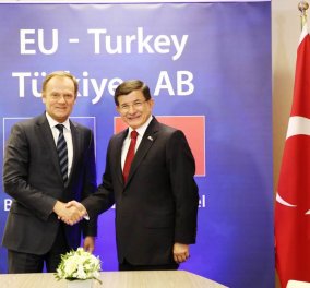 Αυτή είναι η απόφαση & το πλήρες κείμενο της Συμφωνίας Ευρωπαϊκής Ένωσης - Τουρκίας  για το προσφυγικό από τη Σύνοδο Κορυφής των 28 - Κυρίως Φωτογραφία - Gallery - Video