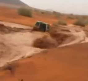 Βίντεο: Πως η τζιπάρα του κυρίου έγινε βαρκούλα που αρμενίζει στα ορμητικά νερά & .. έπιασε έρημο!  - Κυρίως Φωτογραφία - Gallery - Video