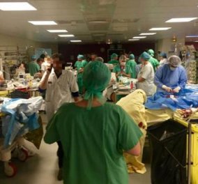Συγκλονιστική φωτογραφία από νοσοκομείο του Παρισιού έγινε viral στο facebook - Πανικός μετά την έκρηξη 