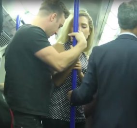Νέο κοινωνικό πείραμα: Βίντεο - Ένας άνδρας παρενοχλεί αγρίως μια γυναίκα στο μετρό - Δείτε τι έγινε! - Κυρίως Φωτογραφία - Gallery - Video