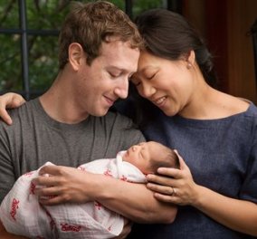 Ο Ζάκερμπεργκ έγινε μπαμπάς και δωρίζει το 99% των μετοχών του Facebook - Θα δώσει 45 δις κατά τη διάρκεια της ζωής του - Κυρίως Φωτογραφία - Gallery - Video