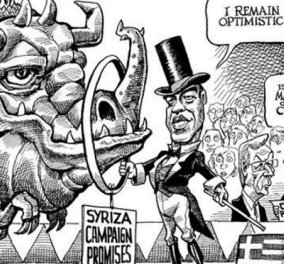 Καυστικό σκίτσο του Economist κατά Τσίπρα: Είναι ο μάγος ή ο κλόουν;