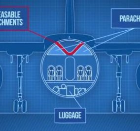 Αεροπλάνο με αποσπώμενη καμπίνα σώζει ζωές - Το design του Ρώσου εφευρέτη που θα φέρει επανάσταση