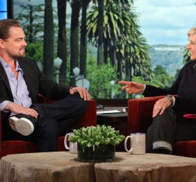 Γέλιααα: Ο Leonardo DiCaprio μιμείται στην Ellen De Generis: Νόμιζε ότι έπεφτε το αεροπλάνο του - Κυρίως Φωτογραφία - Gallery - Video