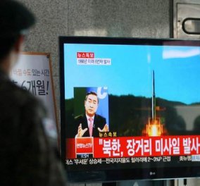 Η Βόρεια Κορέα εκτόξευσε νέο πύραυλο μεγάλου βεληνεκούς - Αντιδράσεις σε όλον τον κόσμο - Κυρίως Φωτογραφία - Gallery - Video