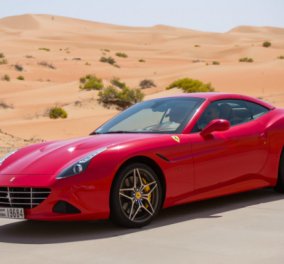 Βίντεο: Η πανέμορφη Ferrari California T στους αμμόλοφους στην όαση Λίβα, νότια του Άμπου Ντάμπι