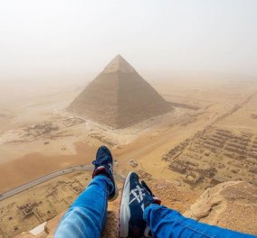 18χρονος ανέβηκε στις πυραμίδες της Αιγύπτου, τράβηξε φανταστικές φωτογραφίες αλλά τον απέκλεισαν for ever!  - Κυρίως Φωτογραφία - Gallery - Video