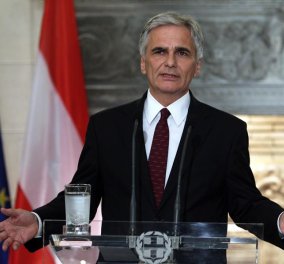 Προκλητικός ο Αυστριακός Καγκελάριος, Β. Φάιμαν: Δεν γίνεται η Ελλάδα να δρα σαν γραφείο ταξιδίων