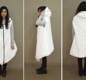 Βρετανίδες φοιτήτριες δημιούργησαν ένα παλτό-τέντα που θα σώσει τη ζωή των προσφύγων - Κυρίως Φωτογραφία - Gallery - Video