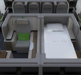 Δείτε αυτά τα αεροπορικά καθίσματα-«σουίτες»: Σας απογειώνουν με άνεση & πολυτέλεια