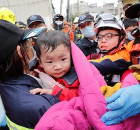 Συγκλονιστικές εικόνες από τον τρομακτικό σεισμό στην Ταιβάν: Τα 6,4 ρίχτερ γκρέμισαν κτίρια, ισοπέδωσαν σπίτια και σκότωσαν 18 - Κυρίως Φωτογραφία - Gallery - Video