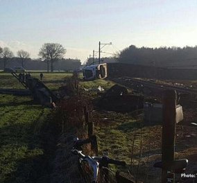 Εκτροχιάστηκε τρένο στην Ολλανδία -1 νεκρός, 5 τραυματίες - Κυρίως Φωτογραφία - Gallery - Video