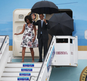 O Μπαράκ Ομπάμα μαζί με την οικογένειά του έφτασε στην Αβάνα - «Πώς πάει, Κούβα;», έγραψε στο Twitter - Κυρίως Φωτογραφία - Gallery - Video