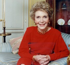 Εφυγε από τη ζωή, σε ηλικία 94 ετών, η Νάνσι Ρίγκαν σύζυγος του προέδρου των ΗΠΑ, Ρόναλντ Ρίγκαν