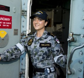 Top Woman η Ελληνοαστραλέζα Kathy Kiryakos - Υπηρετεί στο Βασιλικό Ναυτικό της Αυστραλίας - Κυρίως Φωτογραφία - Gallery - Video