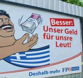 Η απόλυτη πρόκληση των Αυστριακών δεξιών κατά της Ελλάδας - Δείτε την αφίσα - Κυρίως Φωτογραφία - Gallery - Video