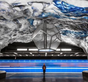 Oι πιο καλαίσθητοι σταθμοί του μετρό βρίσκονται στην Σουηδία - Θαύμα design & χάρμα οφθαλμών
