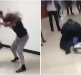 Βίντεο: Με ποιον τρόπο αστυνομικός σταματάει καβγά μεταξύ μαθητριών σε σχολείο;   - Κυρίως Φωτογραφία - Gallery - Video