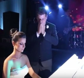 Απίθανο βίντεο: Καθώς πρέπει νύφη παίζει στο πιάνο heavy metal για τον αγαπημένο της στη γαμήλια δεξίωση - Κυρίως Φωτογραφία - Gallery - Video