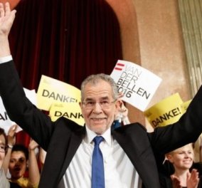 Τέλος στο εκλογικό θρίλερ της Αυστρίας: Νέος πρόεδρος ο Αλεξάντερ Βαν Ντερ Μπέλεν, υποψήφιος των Πρασίνων  - Κυρίως Φωτογραφία - Gallery - Video