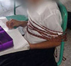 Εξωφρενικό: Δάσκαλοι στο Μεξικό έδεσαν με σχοινί σε καρέκλα 6χρονη μαθήτρια γιατί ήταν πολύ ανήσυχη!