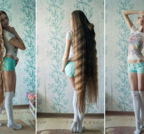 H  Ραπουνζέλ... ζει! Ρωσίδα έχει 13 χρόνια να πατήσει σε κομμωτήριο & δηλώνει περήφανη για το ''κατόρθωμα'' της - Κυρίως Φωτογραφία - Gallery - Video