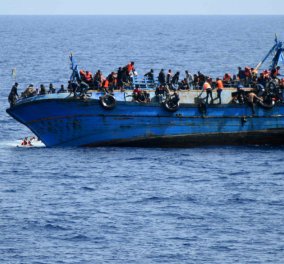 Νέα ναυτική τραγωδία με τουλάχιστον 20 νεκρούς μετανάστες ανοιχτά της Λιβύης  - Κυρίως Φωτογραφία - Gallery - Video