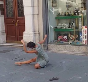 Εκπληκτικό βίντεο: Παλαιστίνια μπαλαρίνα χορεύει με την μουσική πλανόδιου βιολιστή στην Ιταλία