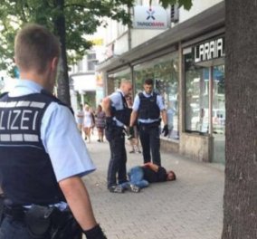 Μια νεκρή και 2 τραυματίες από επίθεση άνδρα με μαχαίρι στη νότια Γερμανία - Συνελήφθη ο δράστης  - Κυρίως Φωτογραφία - Gallery - Video