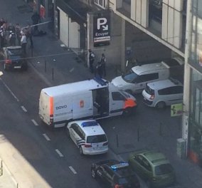 Λήξη συναγερμού στις Βρυξέλλες: Ο ύποπτος δεν είχε εκρηκτικά - Φορούσε «ψεύτικο» γιλέκο    - Κυρίως Φωτογραφία - Gallery - Video