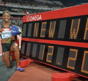 Κέντρα Χάρισον: Η αθλήτρια που συνέτριψε το "στοιχειωμένο" παγκόσμιο ρεκόρ - Κι όμως, δεν μπορεί να πάει στο Ρίο!