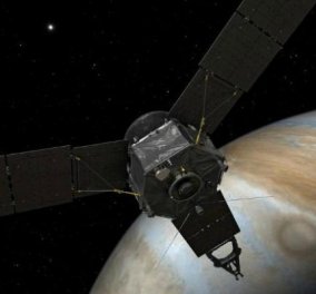 Αυτή είναι η θέα από "την γειτονιά" του Δία!  Η πρώτη φωτογραφία του Juno από τον "γίγαντα" του Ηλιακού μας συστήματος  - Κυρίως Φωτογραφία - Gallery - Video