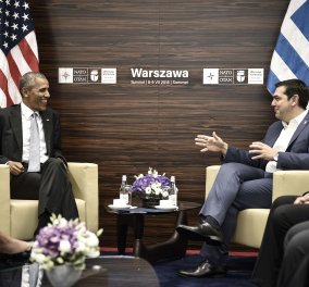 Τι είπαν ο Αλ. Τσίπρας με τον Μπαράκ Ομπάμα - Φωτογραφίες από τη συνάντηση στη Βαρσοβία