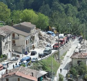 Χωριά έσβησαν από τον χάρτη - Βαρύ πένθος στην Ιταλία - 267 οι νεκροί από το φονικό σεισμό    - Κυρίως Φωτογραφία - Gallery - Video