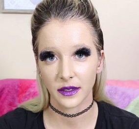 Ένα ανατρεπτικό βίντεο με την Jenna Marbles να βάζει 100 στρώσεις Makeup - Ιδού το αποτέλεσμα!