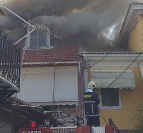 Υπό έλεγχο η φωτιά στο κέντρο της Λευκάδας: 10 περίπου τα κτίρια που κάηκαν - Κυρίως Φωτογραφία - Gallery - Video