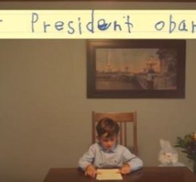 Βίντεο: Συγκλονίζει το γράμμα ενός 6χρονου στον Ομπάμα για τον μικρό Ομράν   - Κυρίως Φωτογραφία - Gallery - Video