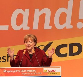 Ήττα της Μέρκελ στο Βερολίνο - Στο χαμηλότερο ποσοστό το κόμμα της από την επανένωση της Γερμανίας