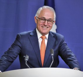 Ουάου! "Είμαι ο πιο ευτυχισμένος πρωθυπουργός" λέει ο Αυστραλός Τέρνμπουλ & ας ειναι κάτω στις δημοσκοπήσεις 