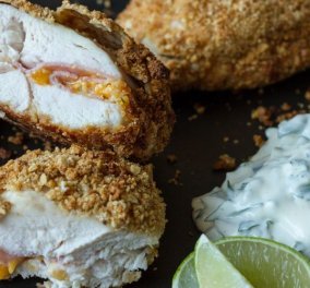 Η απίστευτη νόστιμη συνταγή: Κοτόπουλο cordon bleu του Άκη Πετρετζίκη 