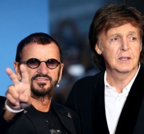 Δύο "σκαθάρια" ξανά μαζί! Ο Πολ ΜακΚάρτνεϊ & o Ρίνγκο Σταρ σε κοινή εμφάνιση στην πρεμιέρα ντοκιμαντέρ για τους Beatles  - Κυρίως Φωτογραφία - Gallery - Video