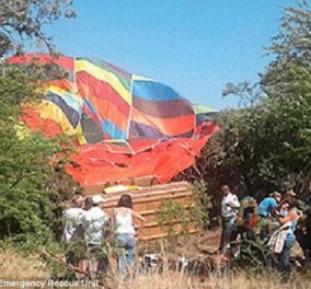 Ανείπωτη τραγωδία: 48χρονη πέθανε μπροστά στα μάτια των παιδιών της - Έπεσε από αερόστατο - Κυρίως Φωτογραφία - Gallery - Video