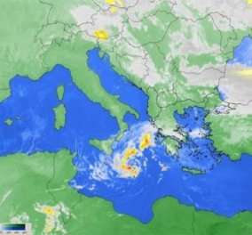 Εθνικό Αστεροσκοπείο Αθηνών: Η επίσημη προειδοποίηση - ανακοίνωση για κυκλώνα στην νότια Κρήτη - Κυρίως Φωτογραφία - Gallery - Video