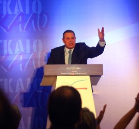 Ο Πάνος Καμμένος επανεξελέγη πρόεδρος των Ανεξάρτητων Ελλήνων