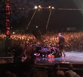 Τρομακτικό ατύχημα για ακροβάτισσα του Cirque du Soleil - Έπεσε με το κεφάλι στο έδαφος - Κυρίως Φωτογραφία - Gallery - Video