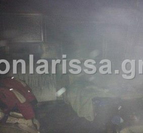 Πυρκαγιά σε διαμέρισμα στη Λάρισα από σόμπα - Σε σοβαρή κατάσταση με εγκαύματα 3χρονο αγοράκι  - Κυρίως Φωτογραφία - Gallery - Video