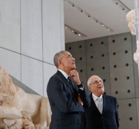 Όλες οι φωτό από την επίσκεψη Ομπάμα στο Μουσείο Ακρόπολης: ''Θα επιστρέψω με τα παιδιά & την Μισέλ''! - Κυρίως Φωτογραφία - Gallery - Video