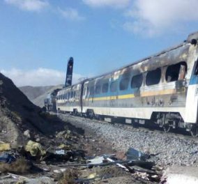Τραγωδία στο Ιράν: Σφοδρή σύγκρουση επιβατικών τρένων  - Τουλάχιστον 36 νεκροί, 95 τραυματίες  - Κυρίως Φωτογραφία - Gallery - Video